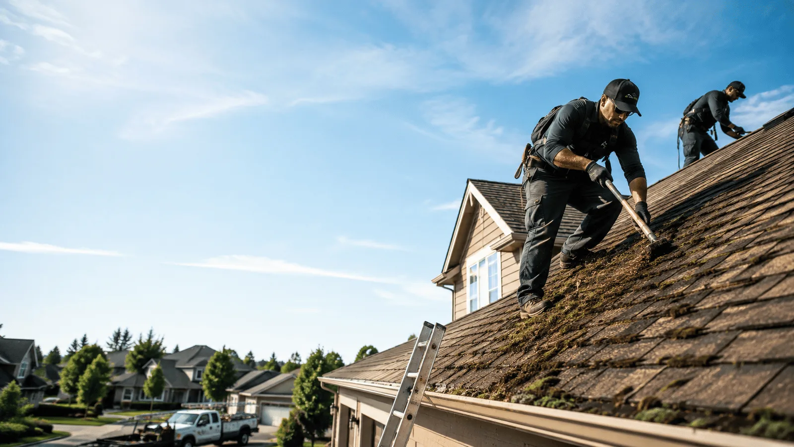 Roof Moss Removal in La Villa, TX near me